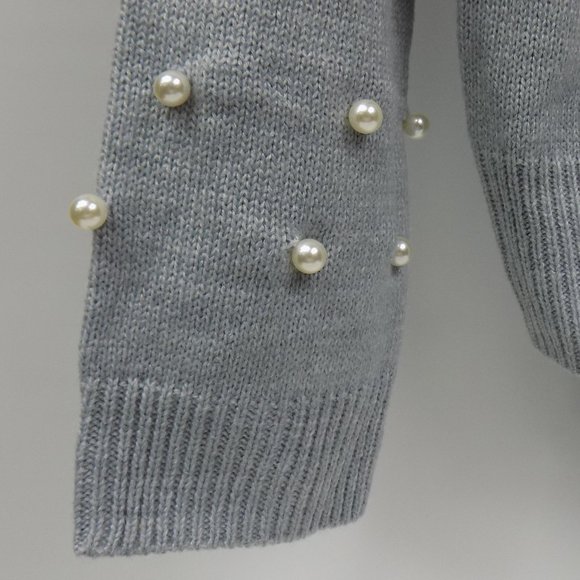 Juicy Couture Heather Cozy Peral Trimmed Hoodie Sweater Size M NEW WITH TAGS - Picture 2 of 8